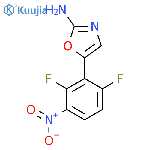 5-(2,6-difluoro-3-nitrophenyl)-1,3-oxazol-2-amine structure