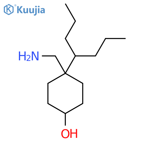 4-(aminomethyl)-4-(heptan-4-yl)cyclohexan-1-ol structure