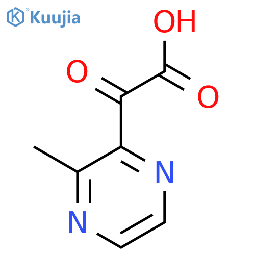 2-(3-methylpyrazin-2-yl)-2-oxoacetic acid structure