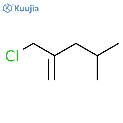 2-(chloromethyl)-4-methylpent-1-ene structure