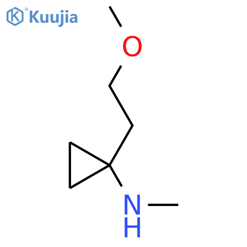 1-(2-methoxyethyl)-N-methylcyclopropan-1-amine structure