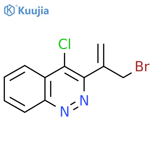 3-(3-bromoprop-1-en-2-yl)-4-chlorocinnoline structure