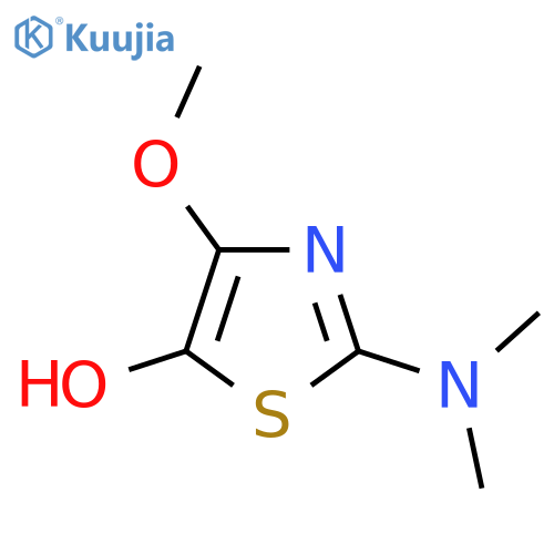 2-(dimethylamino)-4-methoxy-1,3-thiazol-5-ol structure