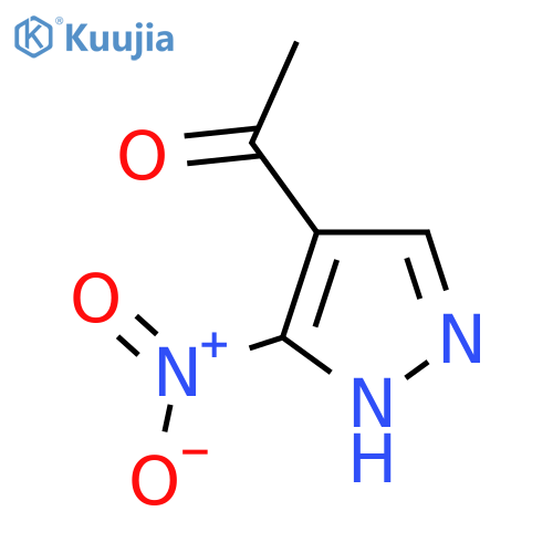 1-(3-nitro-1H-pyrazol-4-yl)ethan-1-one structure