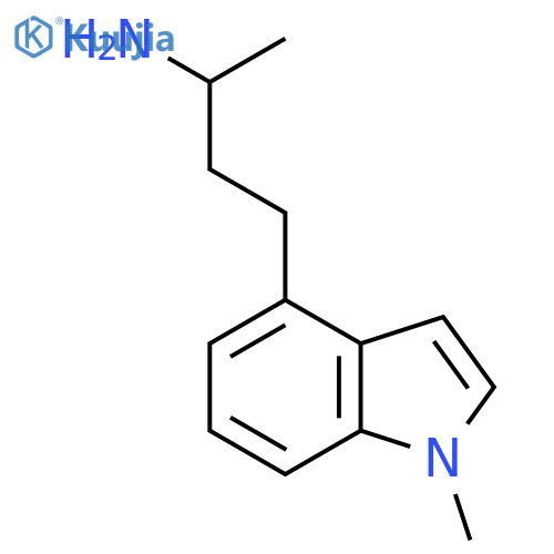 4-(1-methyl-1H-indol-4-yl)butan-2-amine structure
