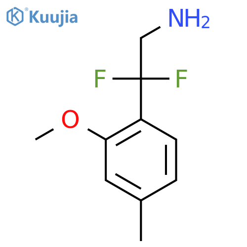 2,2-difluoro-2-(2-methoxy-4-methylphenyl)ethan-1-amine structure