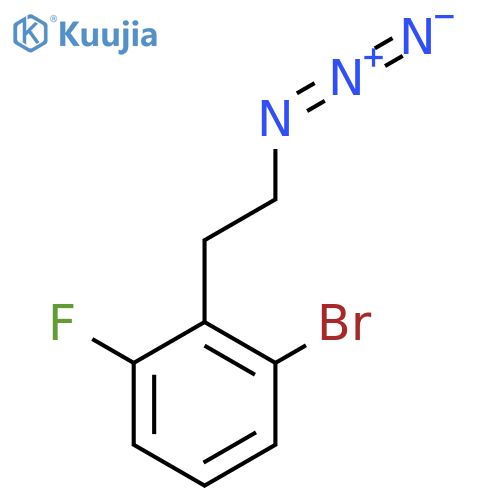2-(2-azidoethyl)-1-bromo-3-fluorobenzene structure