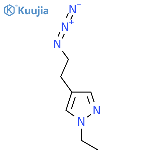 4-(2-azidoethyl)-1-ethyl-1H-pyrazole structure