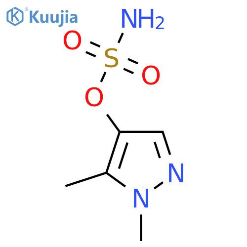 1,5-dimethyl-1H-pyrazol-4-yl sulfamate structure