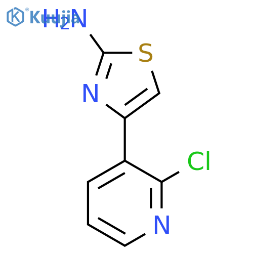 4-(2-chloropyridin-3-yl)-1,3-thiazol-2-amine structure