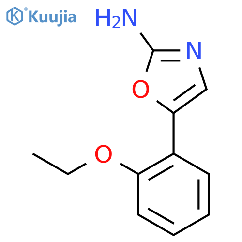 5-(2-ethoxyphenyl)-1,3-oxazol-2-amine structure