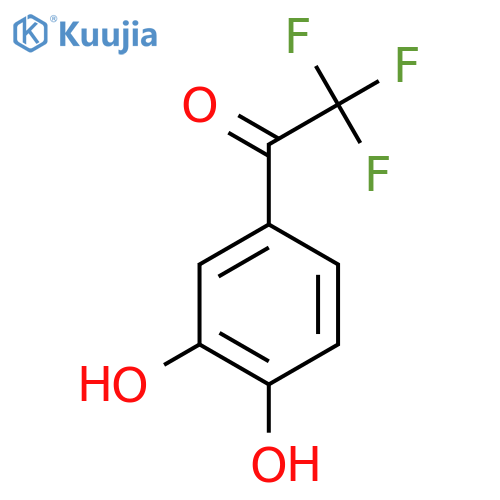 1-(3,4-Dihydroxyphenyl)-2,2,2-trifluoroethan-1-one structure