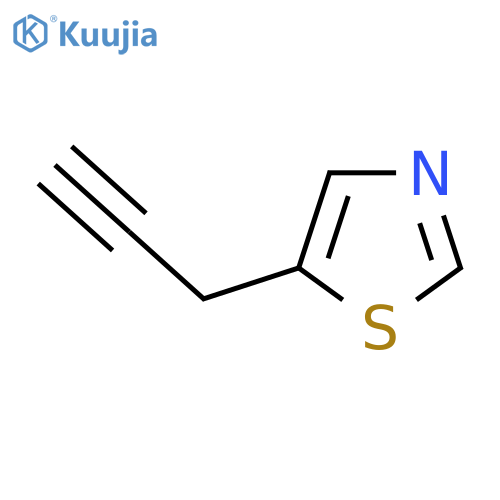 5-(prop-2-yn-1-yl)-1,3-thiazole structure