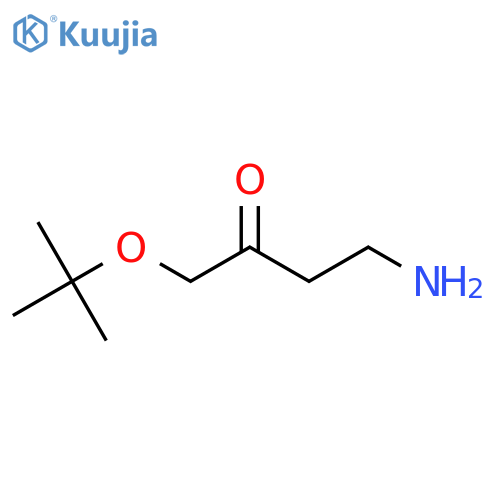 4-amino-1-(tert-butoxy)butan-2-one structure