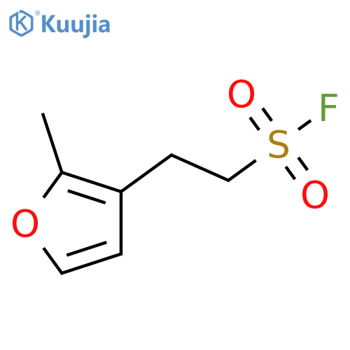 2-(2-methylfuran-3-yl)ethane-1-sulfonyl fluoride structure