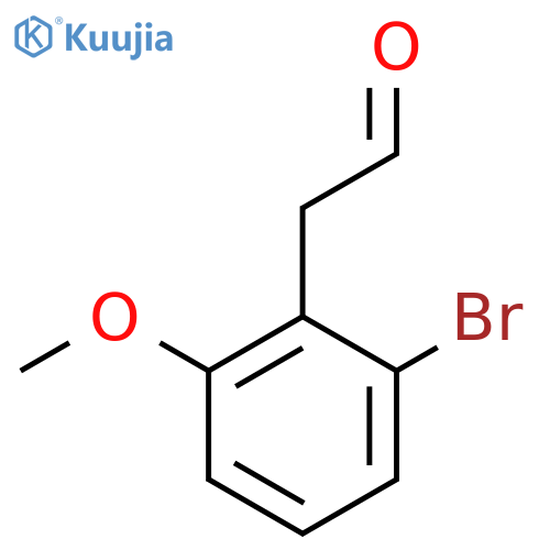 2-(2-bromo-6-methoxyphenyl)acetaldehyde structure