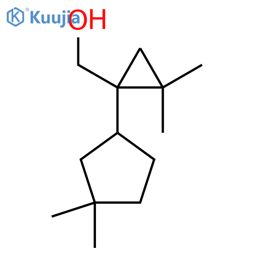 1-(3,3-dimethylcyclopentyl)-2,2-dimethylcyclopropylmethanol structure