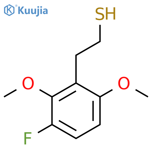 2-(3-fluoro-2,6-dimethoxyphenyl)ethane-1-thiol structure