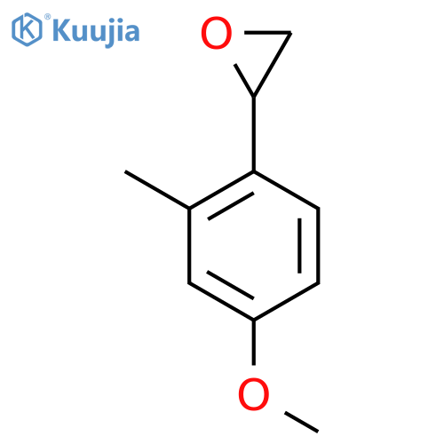 2-(4-methoxy-2-methylphenyl)oxirane structure