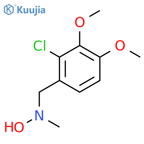 N-(2-chloro-3,4-dimethoxyphenyl)methyl-N-methylhydroxylamine structure