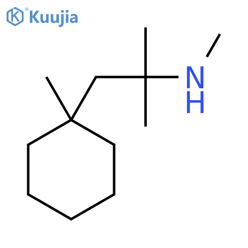 methyl2-methyl-1-(1-methylcyclohexyl)propan-2-ylamine structure