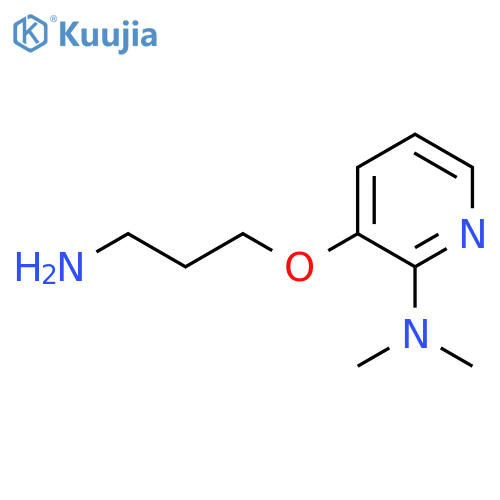 3-(3-aminopropoxy)-N,N-dimethylpyridin-2-amine structure