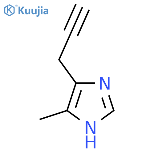 4-methyl-5-(prop-2-yn-1-yl)-1H-imidazole structure