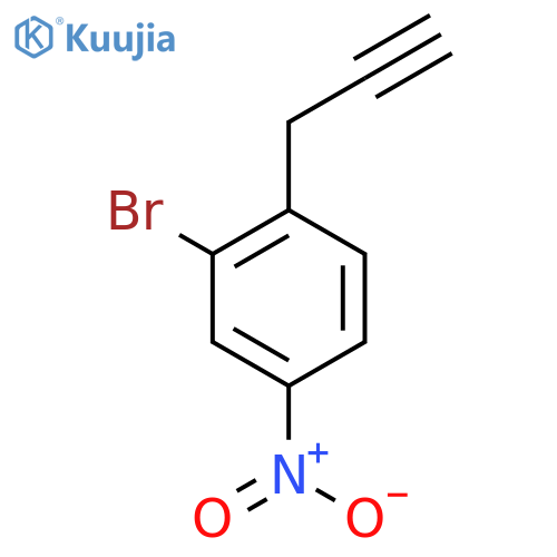 2-bromo-4-nitro-1-(prop-2-yn-1-yl)benzene structure