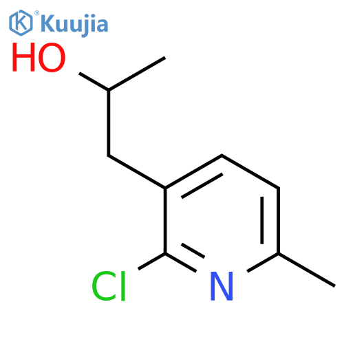 1-(2-chloro-6-methylpyridin-3-yl)propan-2-ol structure