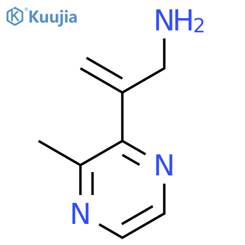 2-(3-methylpyrazin-2-yl)prop-2-en-1-amine structure