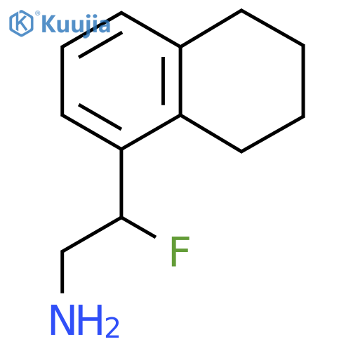 2-fluoro-2-(5,6,7,8-tetrahydronaphthalen-1-yl)ethan-1-amine structure