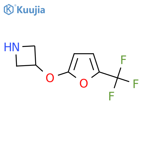 3-{5-(trifluoromethyl)furan-2-yloxy}azetidine structure