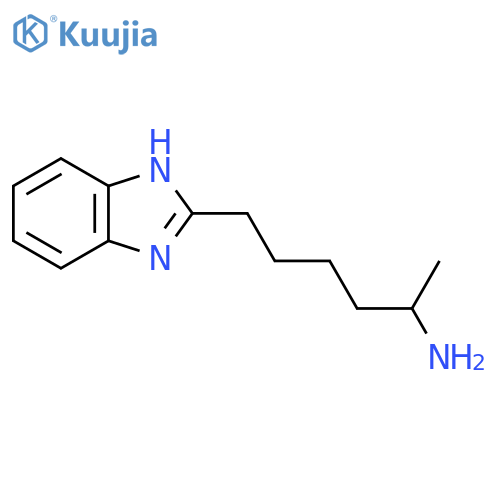 6-(1H-1,3-benzodiazol-2-yl)hexan-2-amine structure