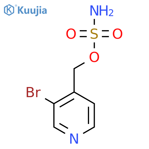 (3-bromopyridin-4-yl)methyl sulfamate structure
