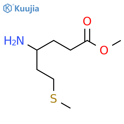 methyl 4-amino-6-(methylsulfanyl)hexanoate structure