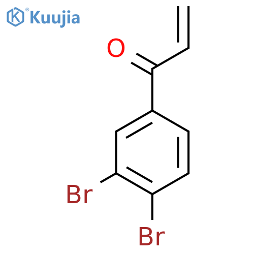 1-(3,4-dibromophenyl)prop-2-en-1-one structure