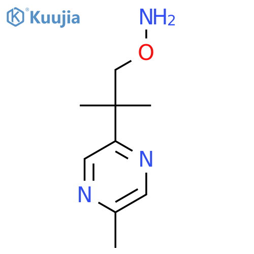 O-2-methyl-2-(5-methylpyrazin-2-yl)propylhydroxylamine structure