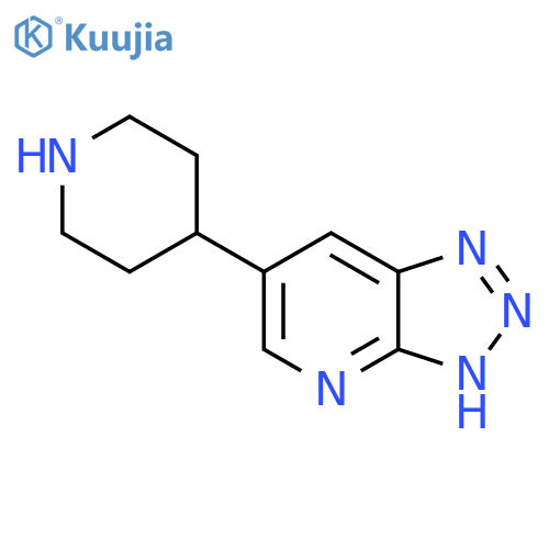 4-{3H-1,2,3triazolo4,5-bpyridin-6-yl}piperidine structure