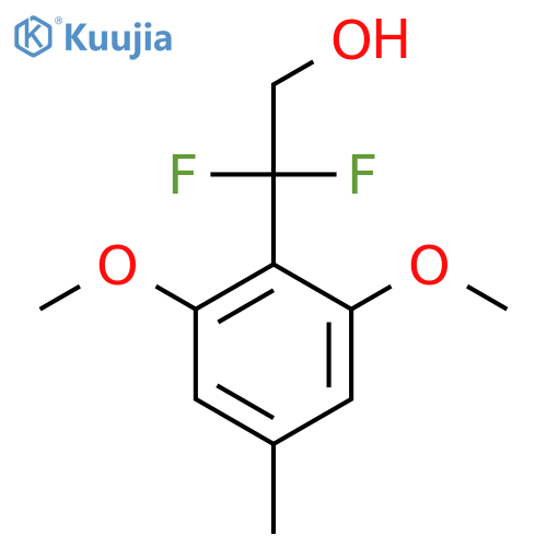2-(2,6-dimethoxy-4-methylphenyl)-2,2-difluoroethan-1-ol structure
