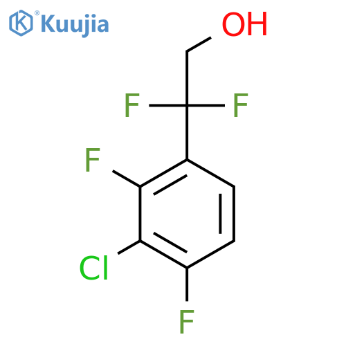 2-(3-chloro-2,4-difluorophenyl)-2,2-difluoroethan-1-ol structure