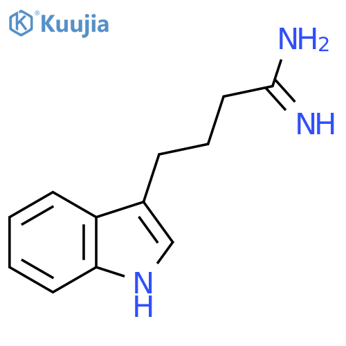 4-(1H-indol-3-yl)butanimidamide structure