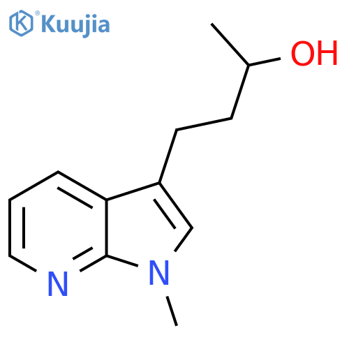 4-{1-methyl-1H-pyrrolo2,3-bpyridin-3-yl}butan-2-ol structure