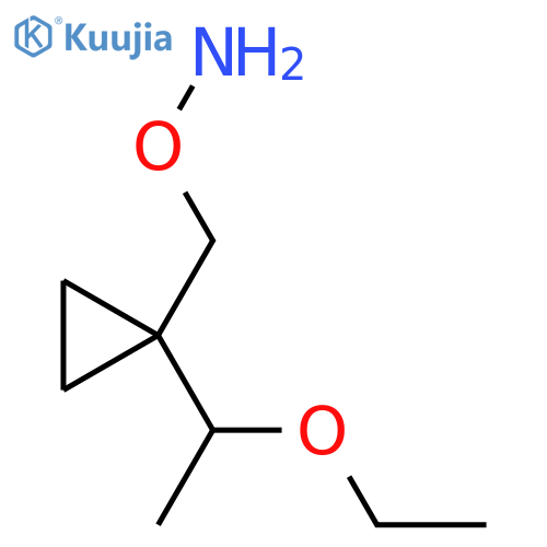 O-{1-(1-ethoxyethyl)cyclopropylmethyl}hydroxylamine structure