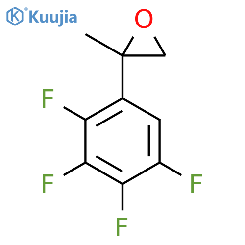 2-methyl-2-(2,3,4,5-tetrafluorophenyl)oxirane structure