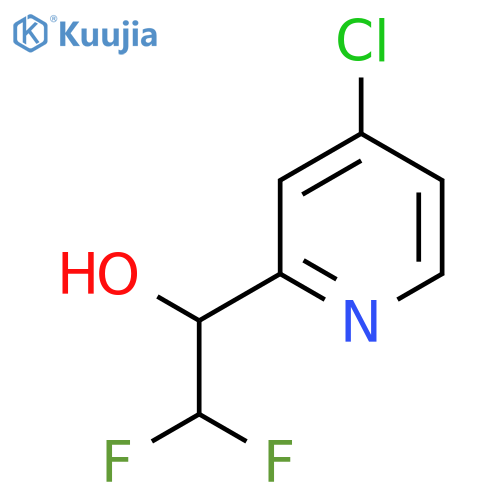1-(4-chloropyridin-2-yl)-2,2-difluoroethan-1-ol structure