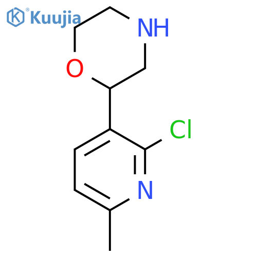 2-(2-chloro-6-methylpyridin-3-yl)morpholine structure