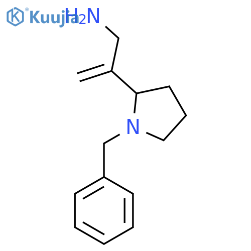 2-(1-benzylpyrrolidin-2-yl)prop-2-en-1-amine structure