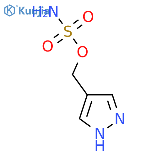 (1H-pyrazol-4-yl)methyl sulfamate structure