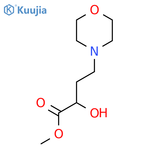 methyl 2-hydroxy-4-(morpholin-4-yl)butanoate structure
