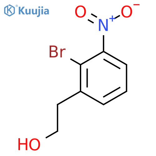 2-(2-bromo-3-nitrophenyl)ethan-1-ol structure